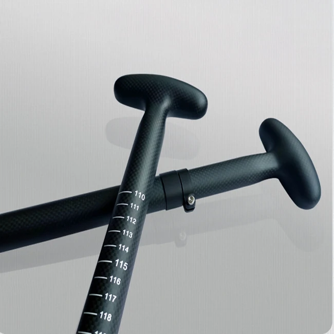 Kingpaddle High Performance 2 piece Alloy Clamp idbf Adjustable Dragon Boat Paddle