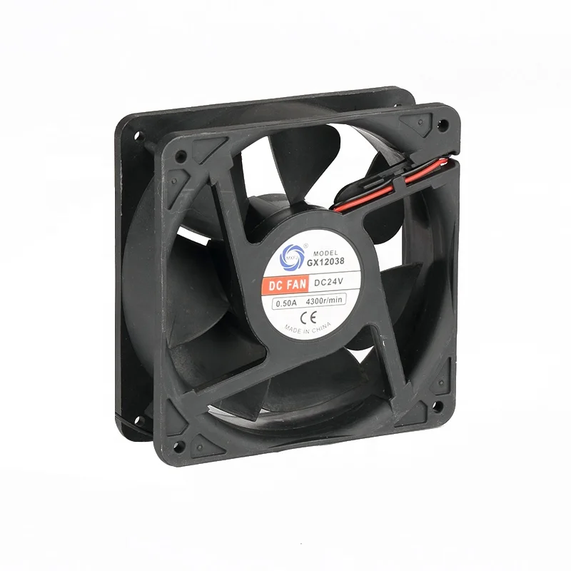 MEIXING GX12038 12V/24V 120x120x38mm DC Axial Fan High Quality And High Speed Cooling Radiastor Fan Ball Sleeve Bearing