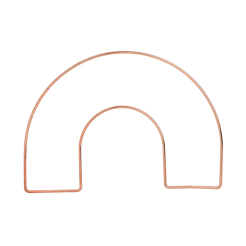 Modern fashion Big Circle Welding Metal Ring For Floral Decoration Silver Macrame Hoops Diy