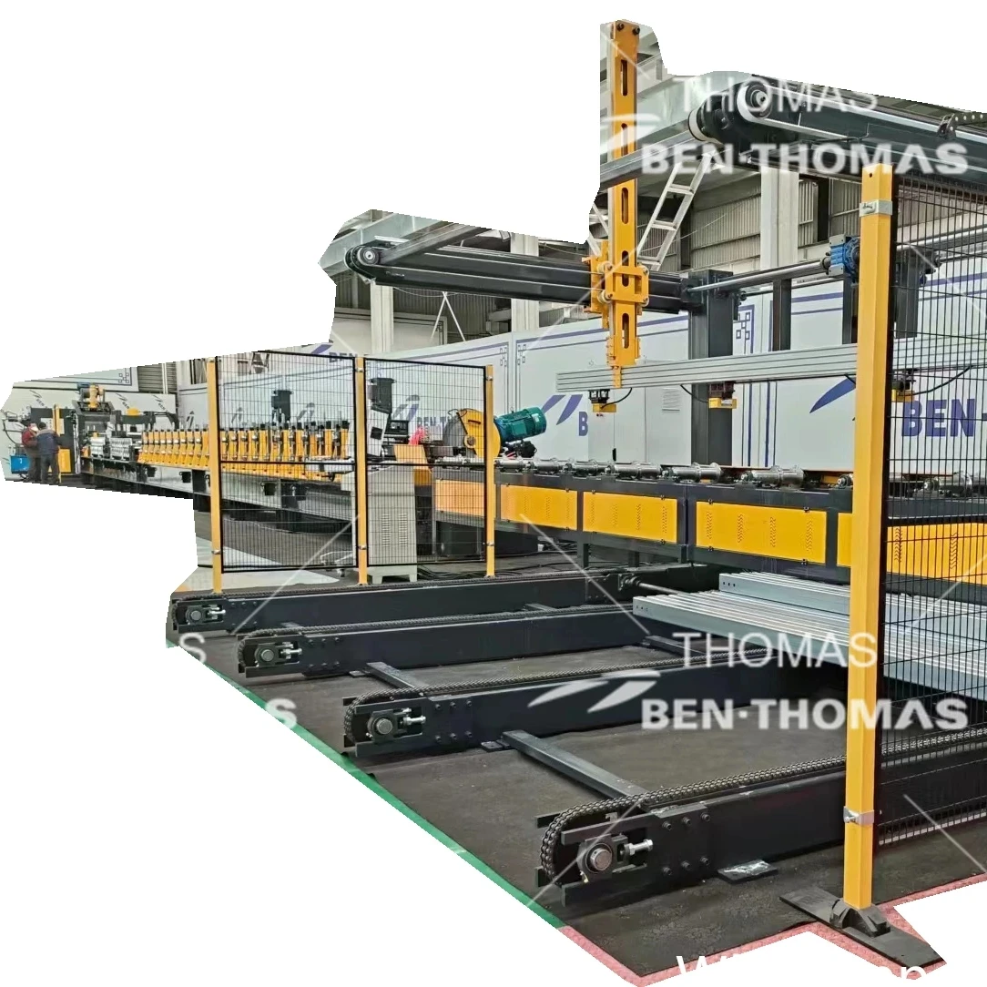 Fully automatic cold steel strip profile c z purlin roll forming machinery roof truss shaping machine
