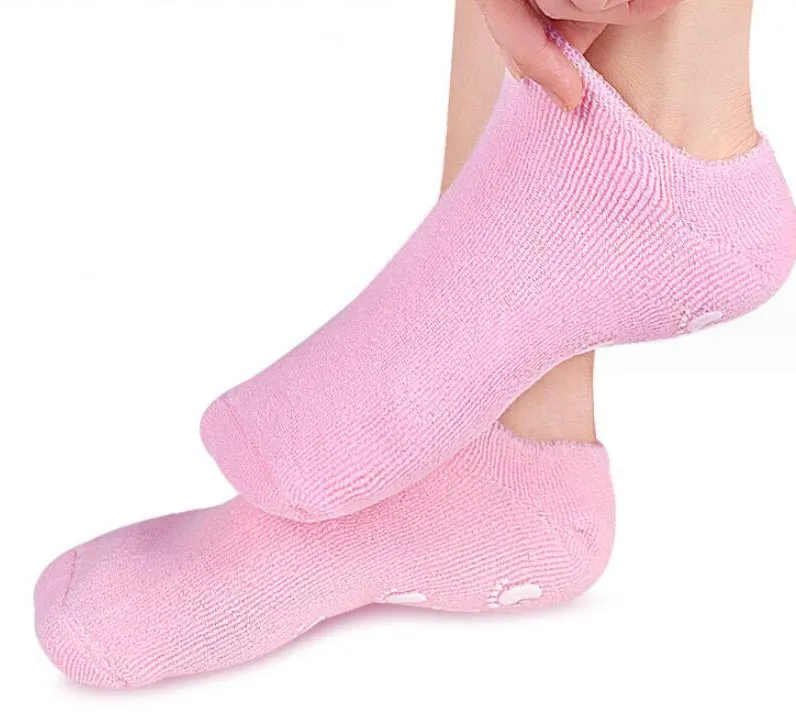 Wholesale Moisturizing Sleep Socks with Vitamin E, Olive Oil and Jojoba Seed Oil to Soften and Hydrate Dry Cracked Heels