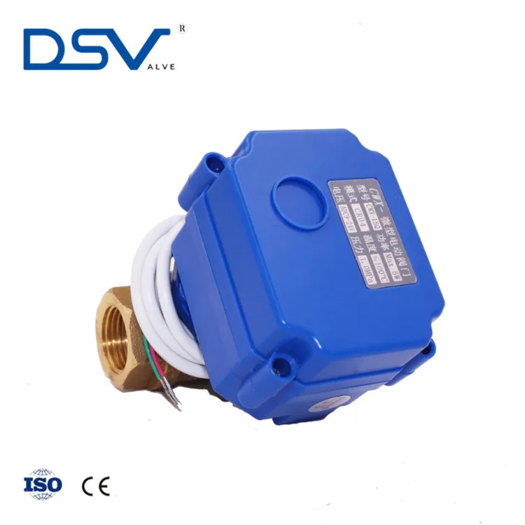 Motorized 220V Brass Flot Ball Valve