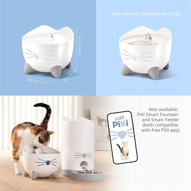 More Durable And Quiet Portable Intelligent Pet Water Dispenser Cat Water Fountain With Ungraded Pump