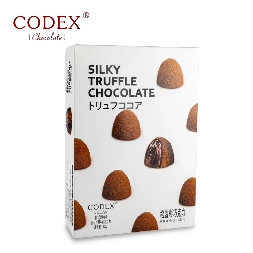 Wholesale China Strawberry chocolate milk flavor natural cocoa truffle chocolate Netflix candy small snacks Hot Sale