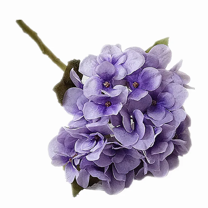 wholesale vintage Silk Hydrangea  Home Decor Christmas Decorative Wedding Bridal Bouquet Wall Set Artificial Flowers