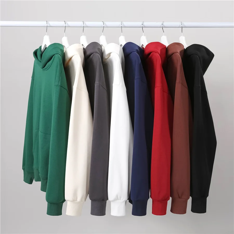 Streetwear Slim Fit Jogging Tracksuit For Men Hoodie Sets Unisex Custom Embroidery Logo Plain French Terry Two Piece Tracksuits