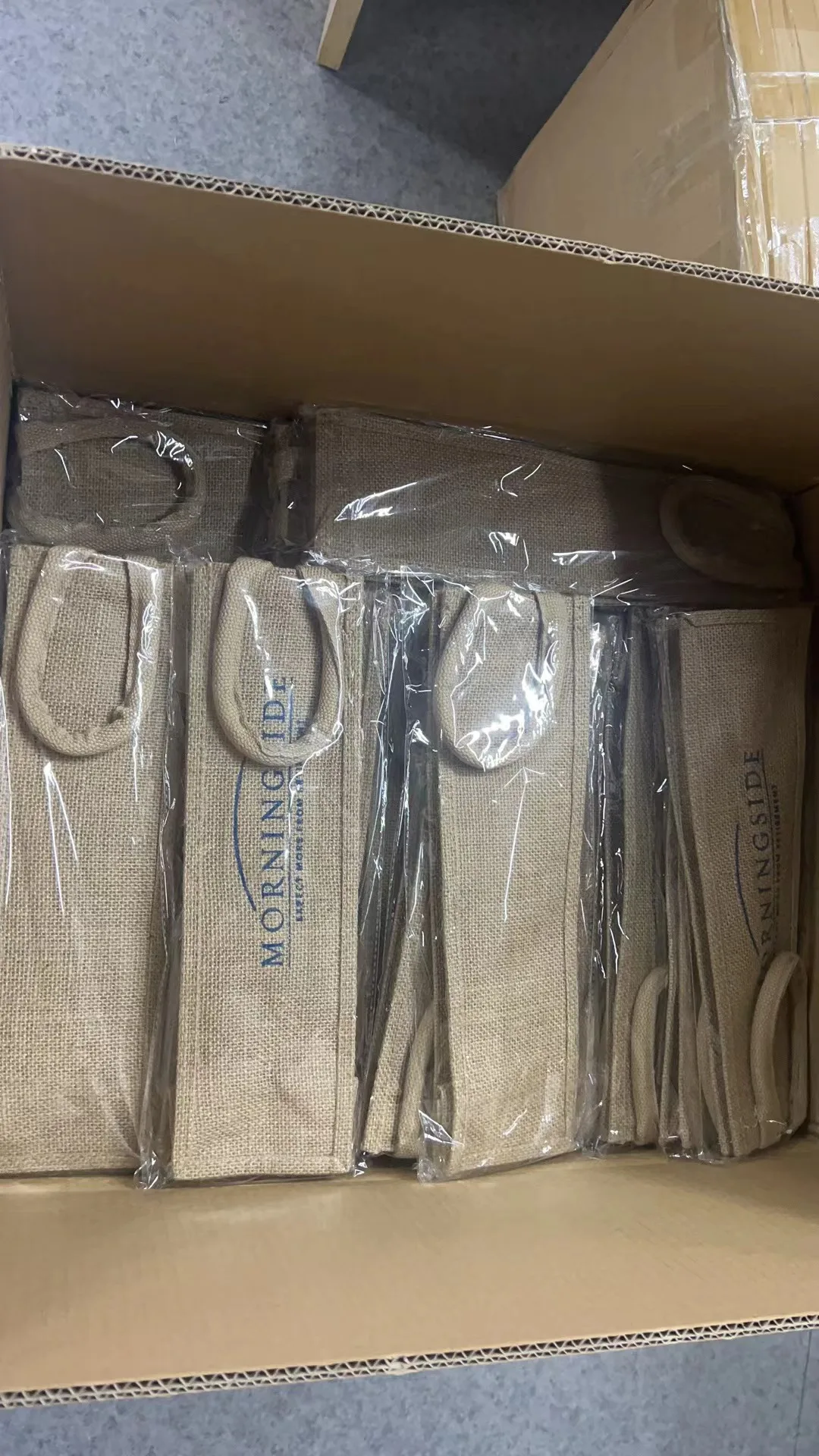 custom logo eco friendly reusable picnic 1 2 3 4 6 wine bottle bag hemp wine gift bags burlap jute wine bag