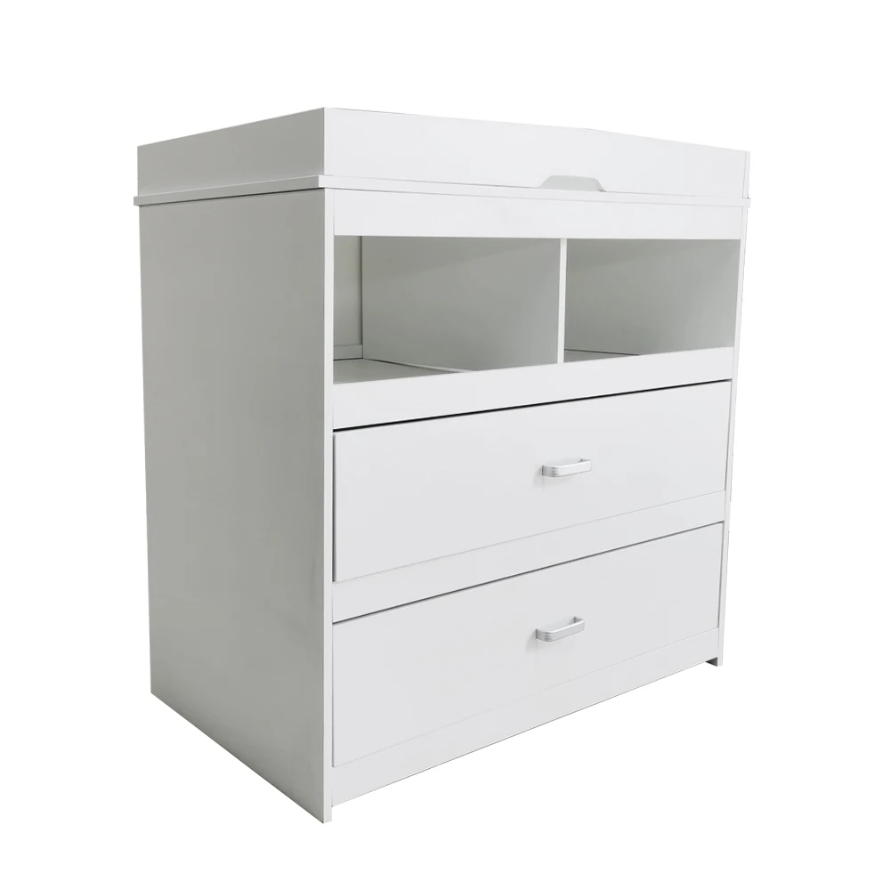 
ZJH High quality Baby Changing Table Wooden Kid Storage Cabinet with Large capacity drawer 