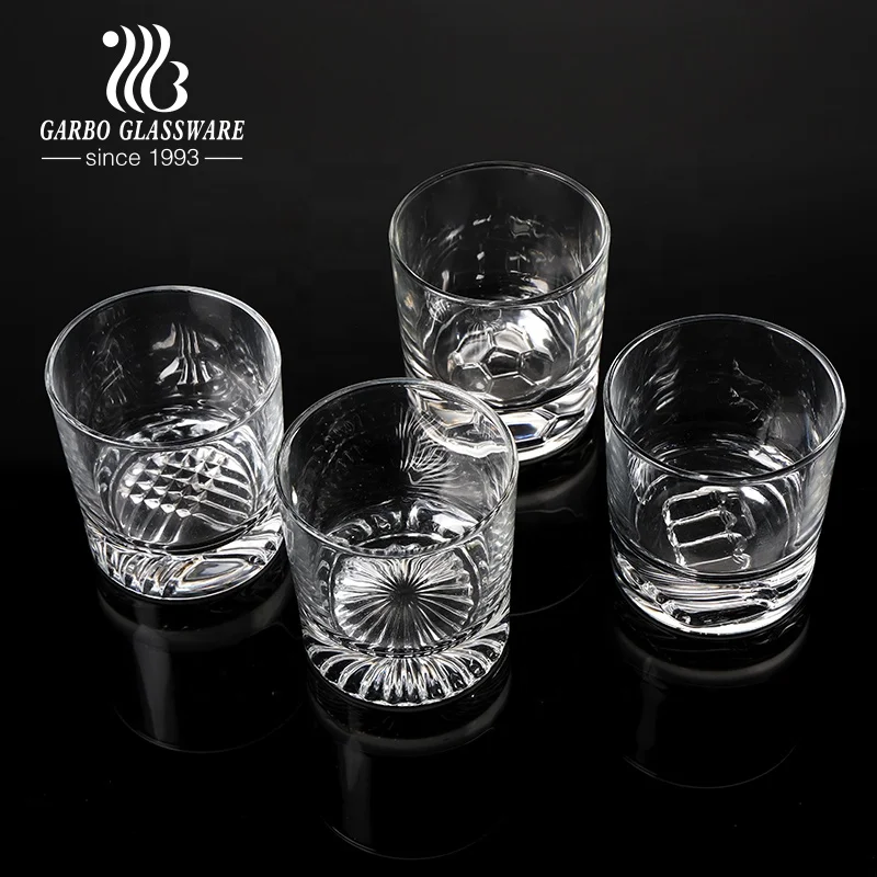 Clear Glass Cup High Quality Best 350ml Volume Gold  Glass Candle Holder With Lid For Home