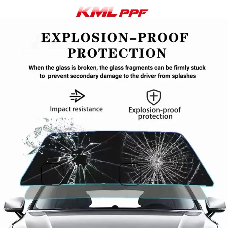 High definition tpu car windshield armor anti scratch tpu windshield protection film