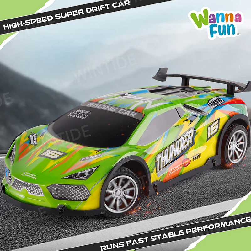 Wholesale New Design High Speed 4WD RC Drift Truck PVC Shell Colorful Remote Control Racing Electric Car for Adults Children