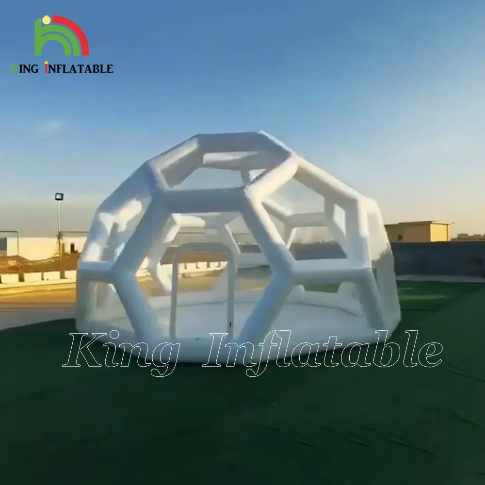 Outdoor Inflatable Transparent Bubble Tent Hotel PVC Camping Single Tunnel Clear Blow Up Dome House Tents