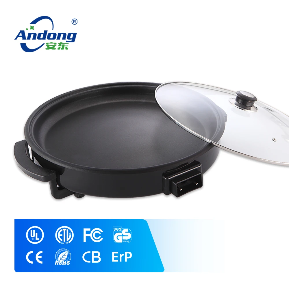 Andong good quality multi-function electric heat pan for pizza cooking frying