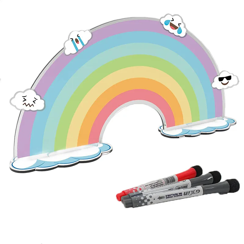 Акриловая доска для сухих стираний, акриловая доска для записей с подставкой для стола, акриловый планшет для записей