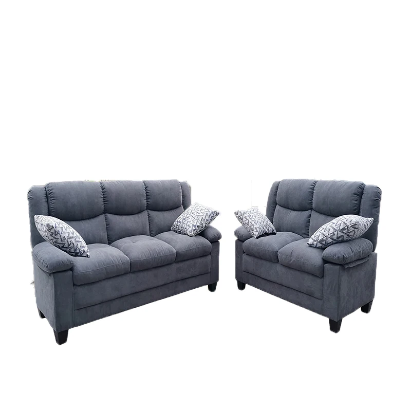 Minimalist two pics sofa set furniture with best price and china factory directly Supply corner stationary sofa