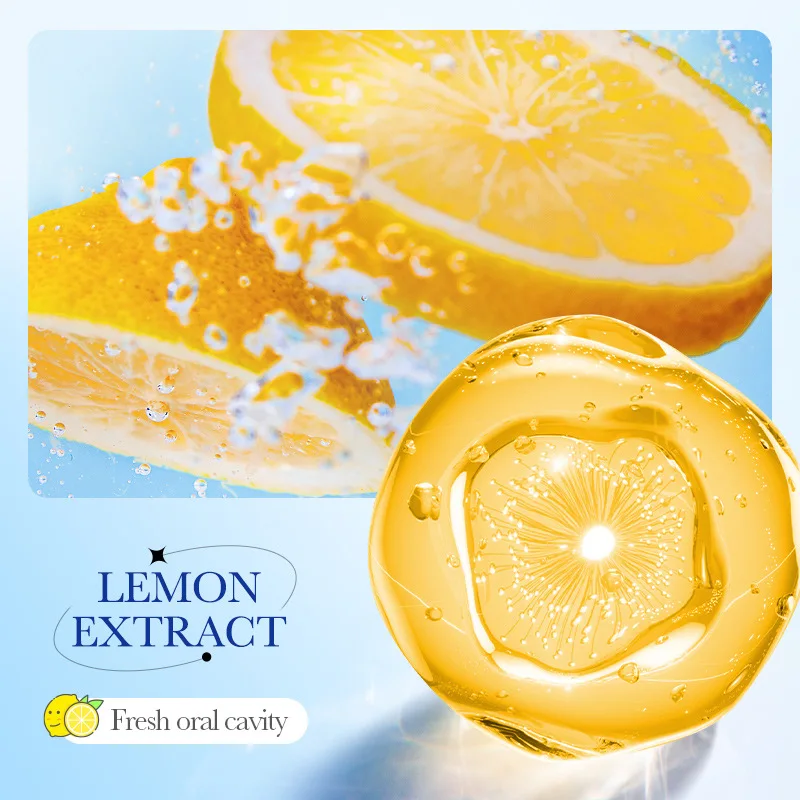Mint Lemon Peach Mouthwash Portable Oral Care Mouthwash