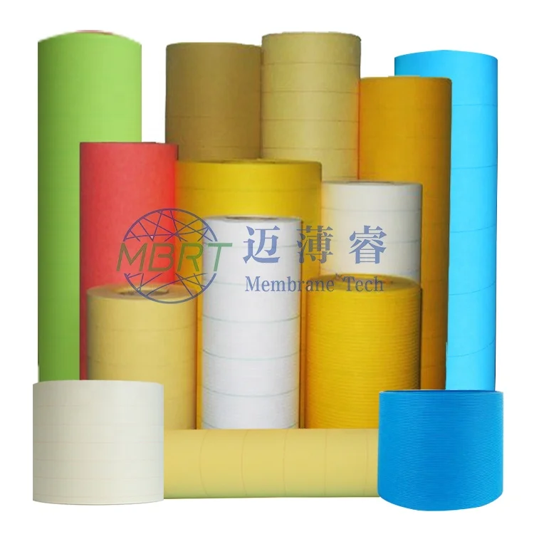 Customized high efficiency corrugated nanofiber cellulose heavy duty air filter paper