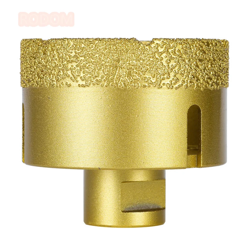 
60mm 15mm Segment Vacuum Brazed Diamond Core Bit For Hole Drilling 