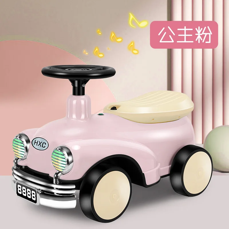 Multi Color Drive Latest Model Mucial Electric 4 Wheel Baby Swing Car Children Push Cars