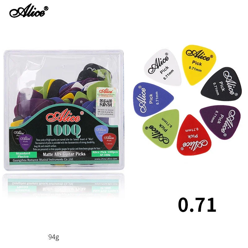 Alice Pick Set Sailulu ABS Matte Box Wholesale Specification 0.46 0.71 0.81 0.96 1.2 1.5 strings instruments accessories