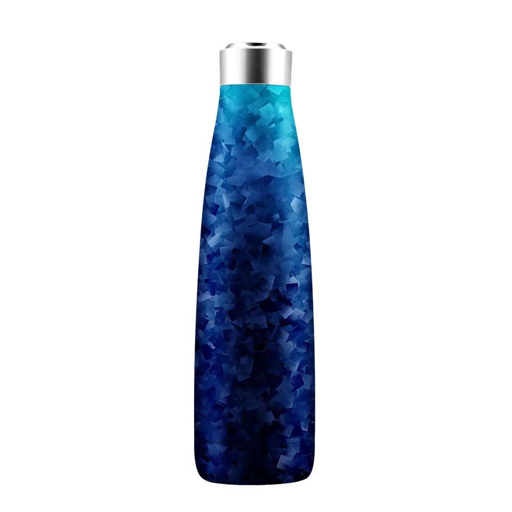 Portable 300ml 500ml Stainless Steel Bottle Insulated Vacuum Flask matte rubber Powder Coated Metal Water Bottle for Sports