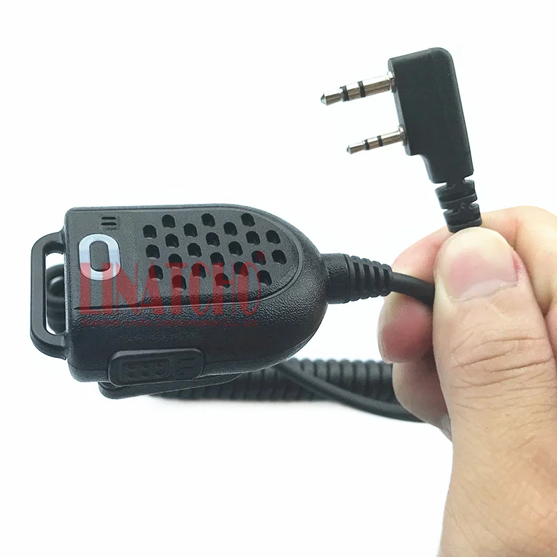 Walkie Talkie Radio Mini Portable PTT MIC Hand Microphone Shoulder Speaker