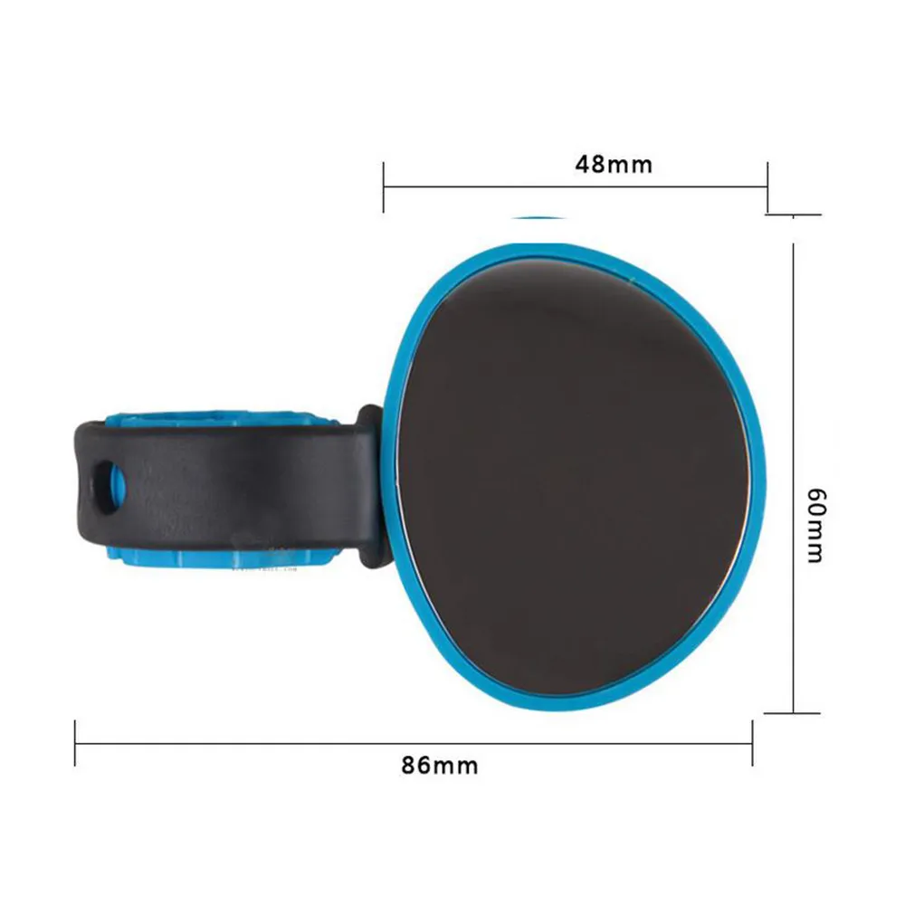 Hot Sale Bicycle Cycling Handlebar Rubber Rearview Silicone Handle Electric Scooter Mirror 360 Degree Rotate Accessories