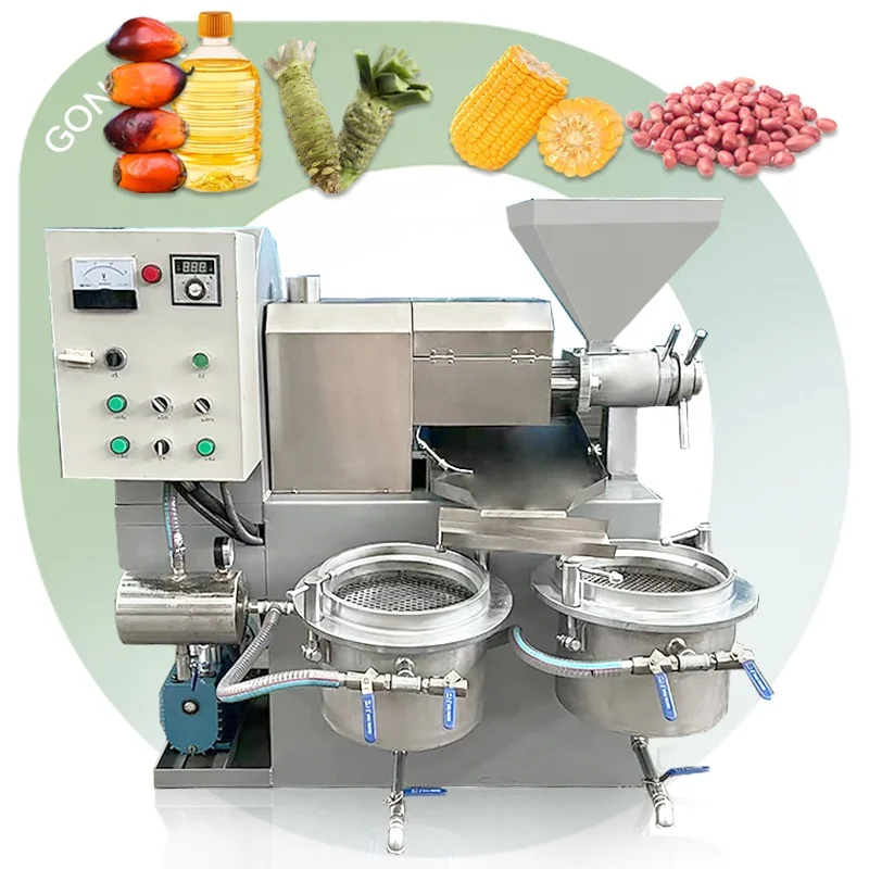 Comercial Coconut Soybean Olive Master Virgin Big Cold Press Oil Presser Production Machine Made in China