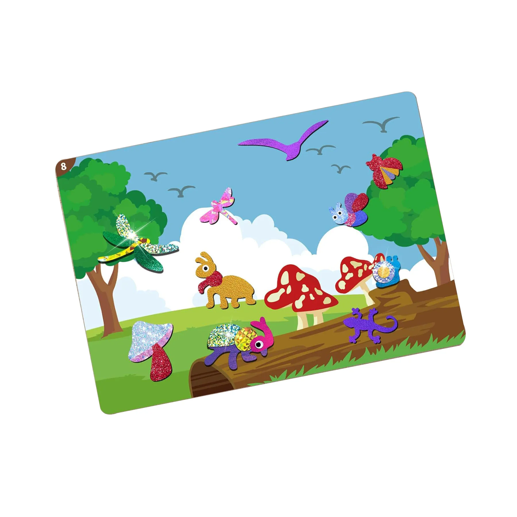 DIY Creative foil Craft Activity Foil Art puff sticker foil sheets for craft