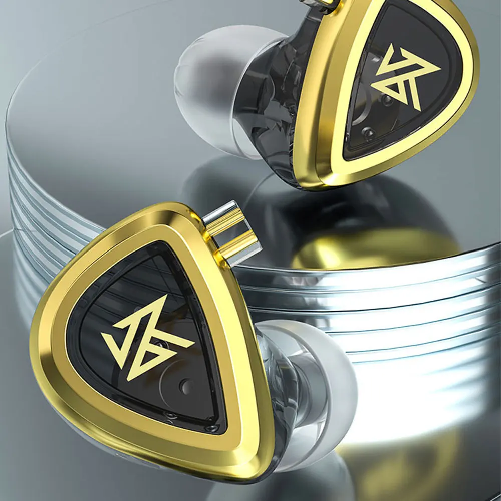 KZ EDA 3 Pair 3 Audio Earphones Sport Noise Cancelling HIFI Headset  In Ear Monitor Headphones Detachable Balanced Earbuds No Mi