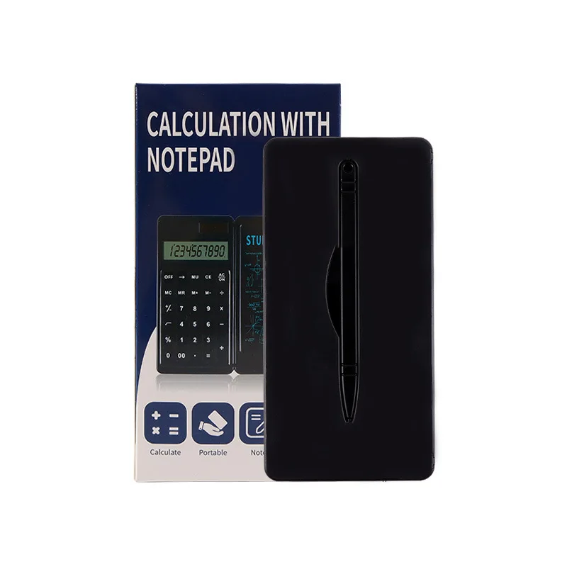 New Hot Selling Mini Graphical Calculator Portable Button Folding Scientific Calculator With Writing Tablet Board