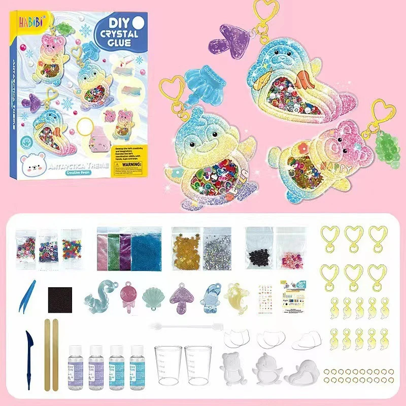 Children art craft supplies for kids christmas arts crafts set diy wholesale kit toy