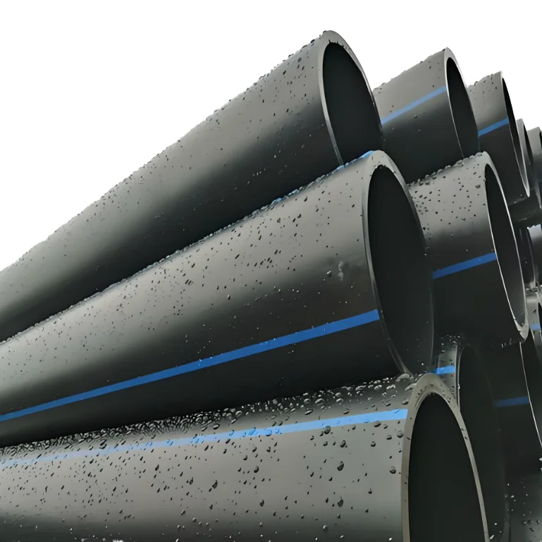Dn200 Inch8 PN8 PE100 китайская фабрика дренажная вода hdpe труба скребок HDPE труба hdpe водопроводная труба