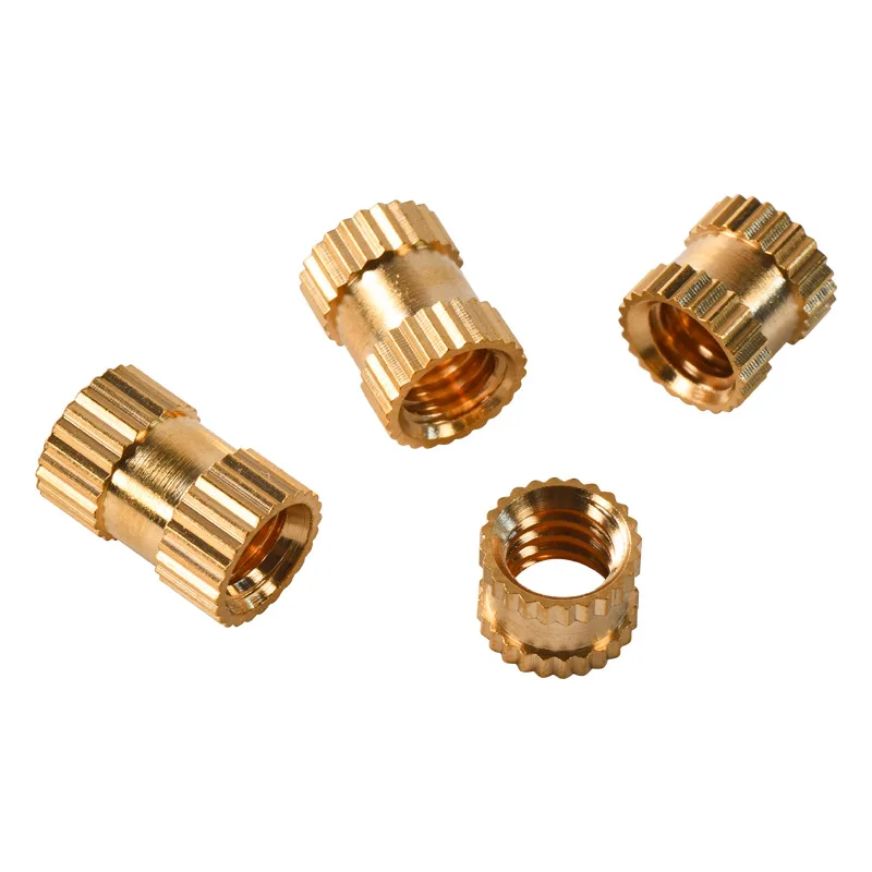 Insert OD Female Thread Embedding Brass Knurled Nut 6