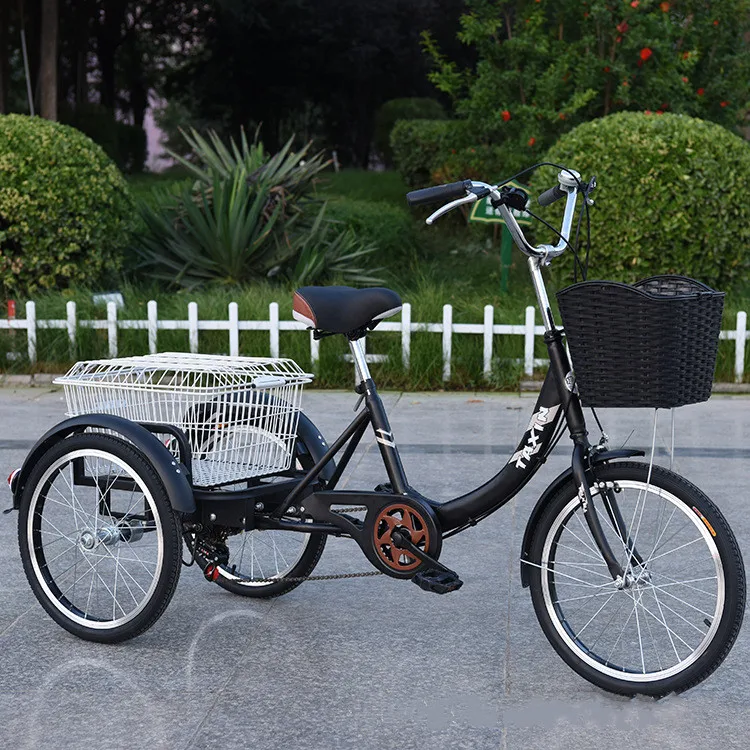 Hot selling  adult tricycle three wheel tricycle new design cheap adult tricycle for sale 20 inch 24 inch