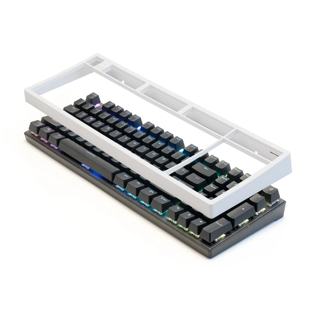 Wired Gaming Keyboard 96 Keys Mechanical Gamer Keyboard RGB Hot Swapped Keyboard