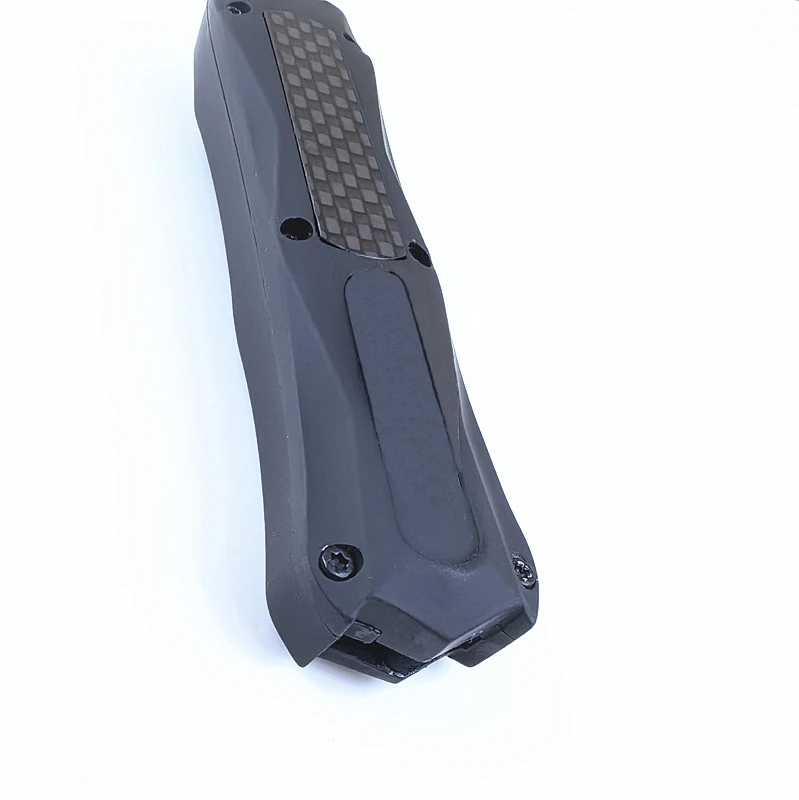 customized outdoor camping knife Rubber &plastic handle high hardness hunting pocket knife