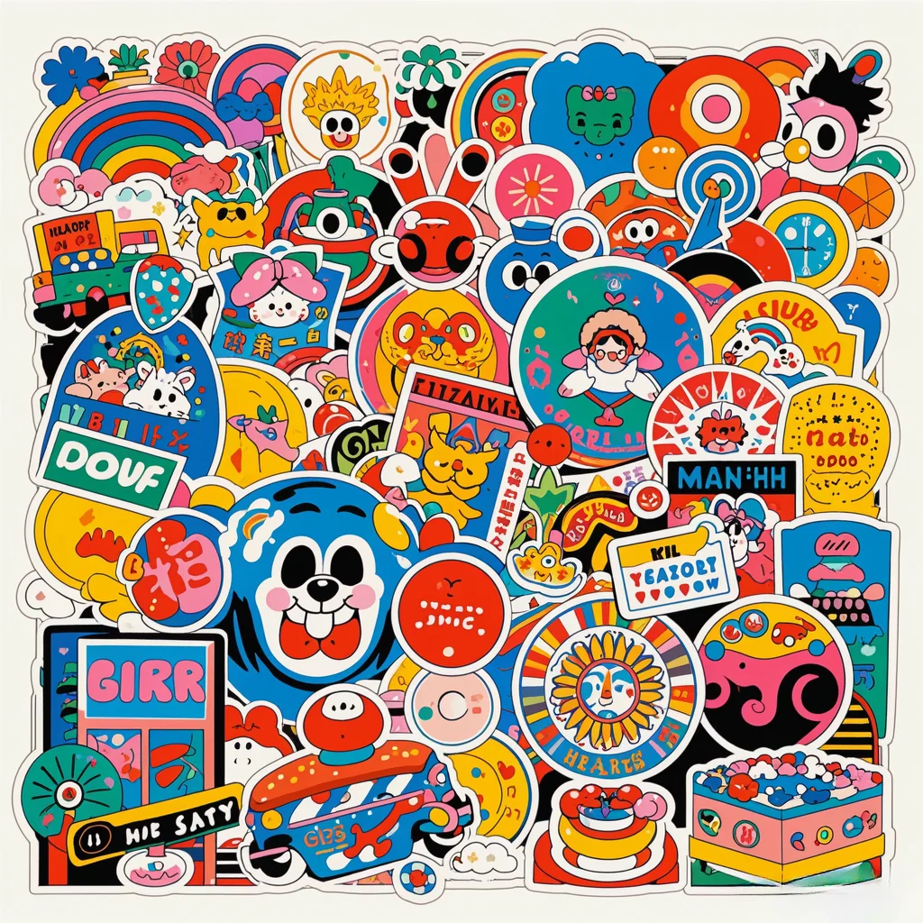 Animal Stickers For Children Girls Notebook Scrapbook Book Bottle Decorative Stickers Pack