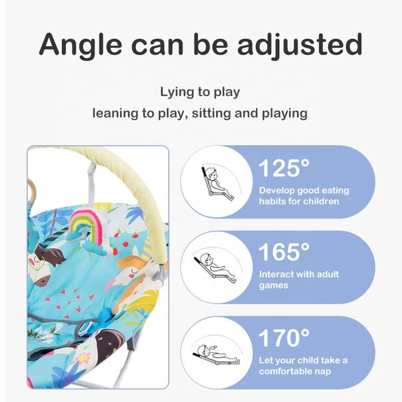 Popular Metal Baby Rocker Bouncer Vibrating 2 In 1 Baby Swings Chair Baby Cradle