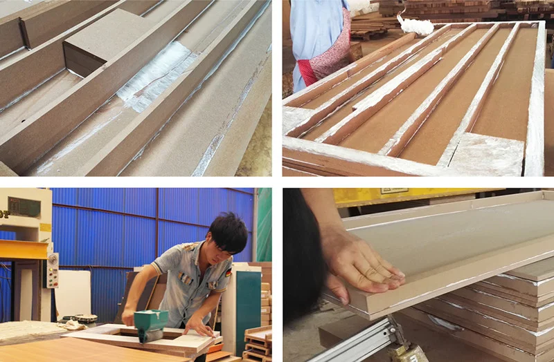 Waterproof two-component polyurethane adhesive assembling wood adhesive