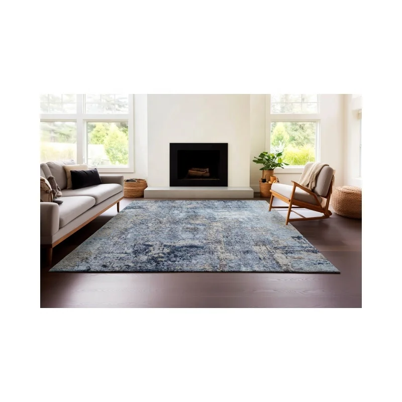China Manufacturer Direct Wholesale Luxury Printed Cotton Rug Carpet Modern Tufted Area Rug for Bedroom and Hotel Living Room