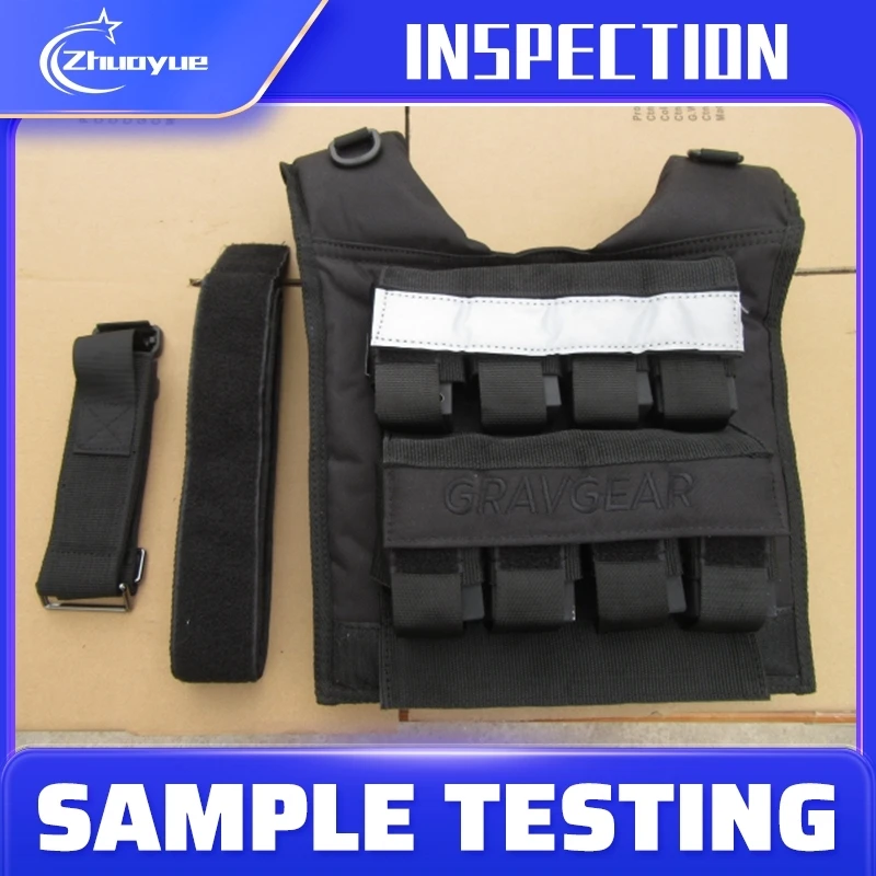 China Inspection Quality Control Service Professional Pre-shipment Product Inspection Service in Zhejiang weighted vest