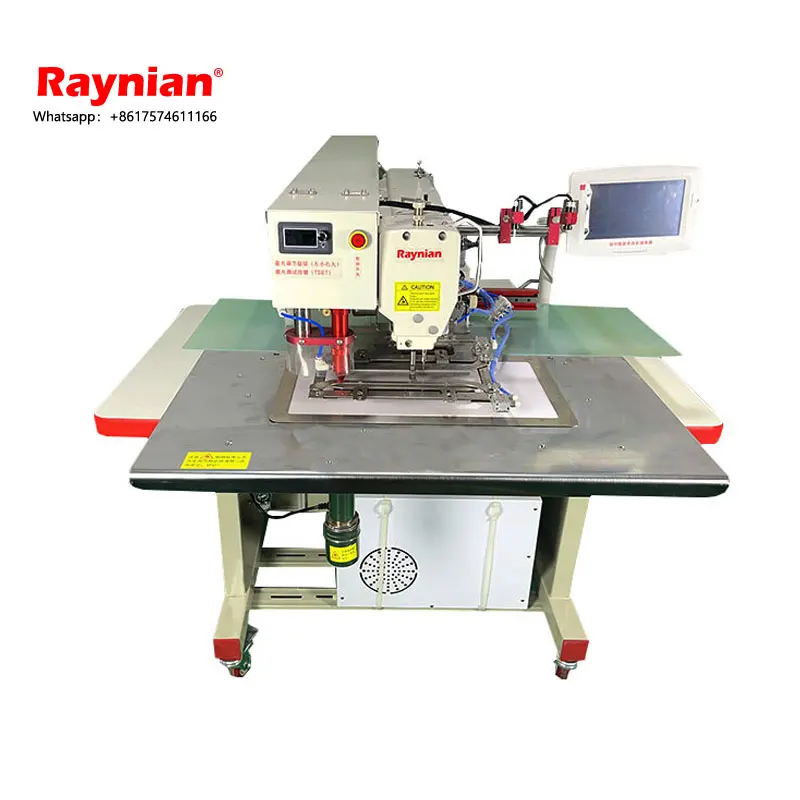Raynian-3520 Fully automatic laser shirt Pocket Jeans industrial cutting sewing machine