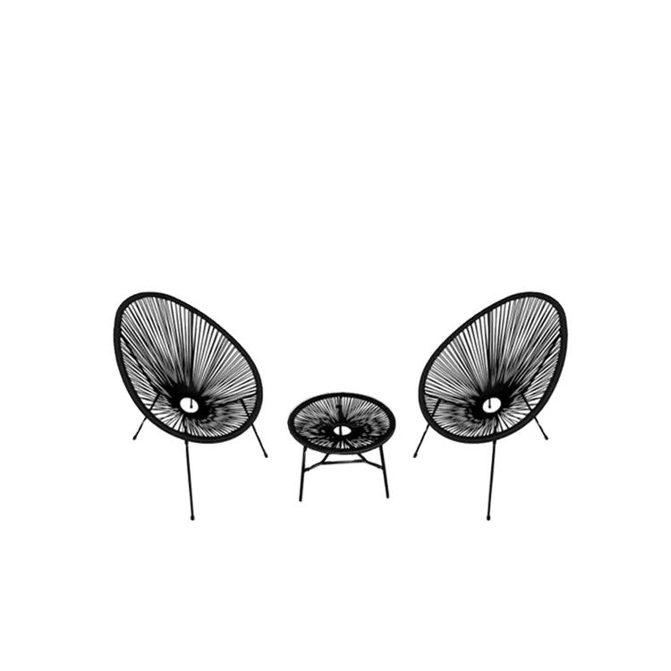 3pcs KD wicker bistro set RLF-14102T &RLF-14102-1