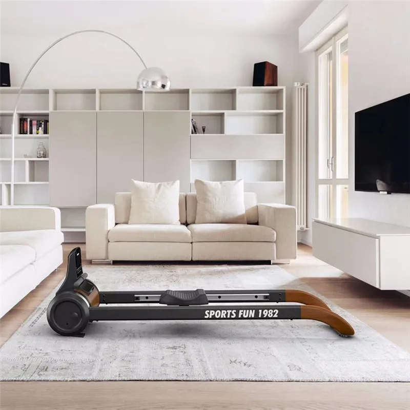 Professinal Indoor Foldable GYM Equipment water Rower Rowing Machine with Console