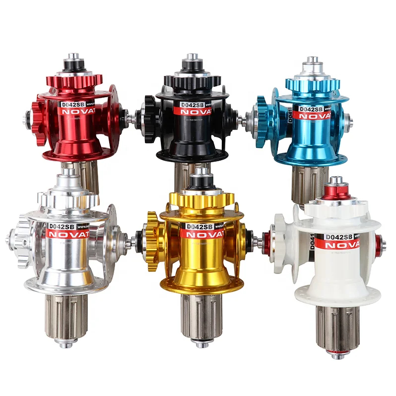 NOVATEC D042SB / D041SB Customizable factory OEM ARC super loud bike wheel hubs J bend 32 hole mtb rear hub alloy bicycle hub