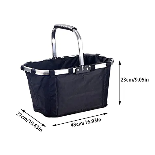 Wholesale Custom Logo Waterproof Collapsible Picnic Basket Insulated Aluminium Frame Cooler Bag folding picnic Basket