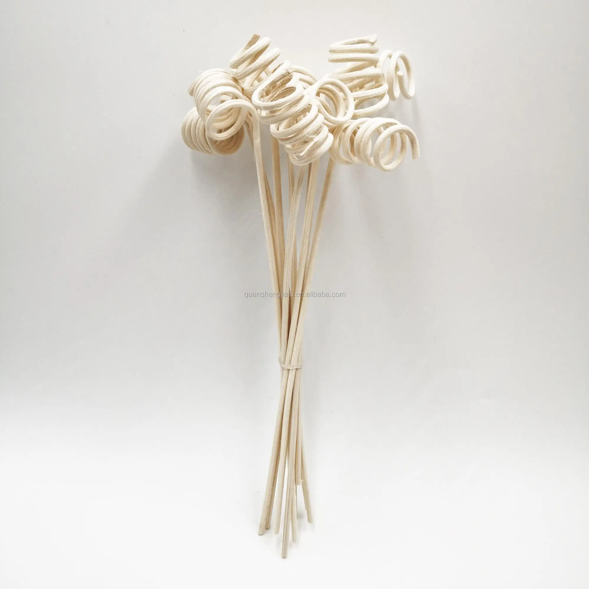 Wholesale rattan sticks curly wave curled reed diffuser stick escrima black 20mm curl collour craps