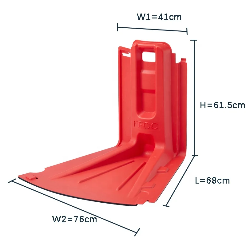 Unique Design Flood Barrier Urban Abs  Anti Flood Control Traffic Barrier for Construction
