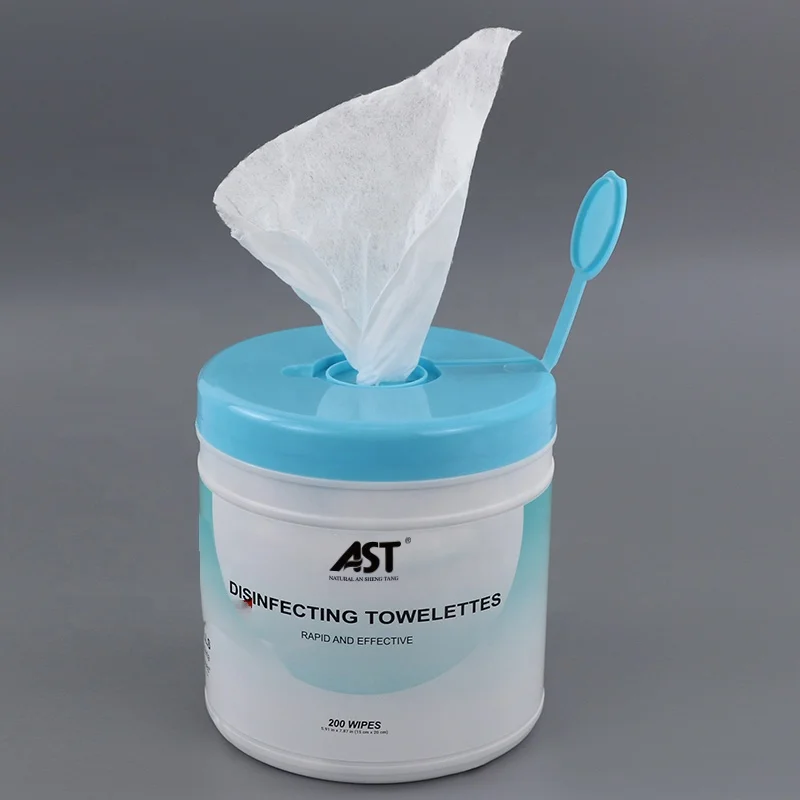 Oil Absorbent Barrel Industrial Wet Towel Scrubbing Cloth Dry tissues  in Canister ,Bucket , Tub